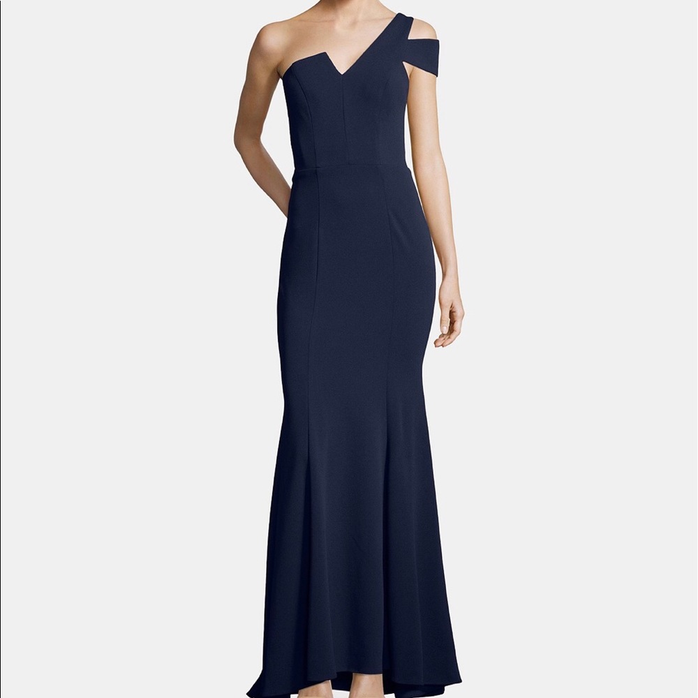 Navy Blue dress.